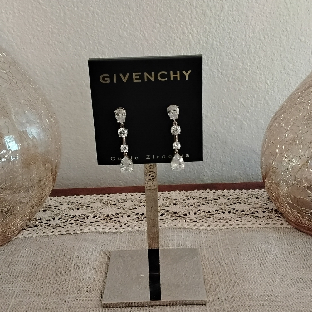 Givenchy Crystal Gold Earrings